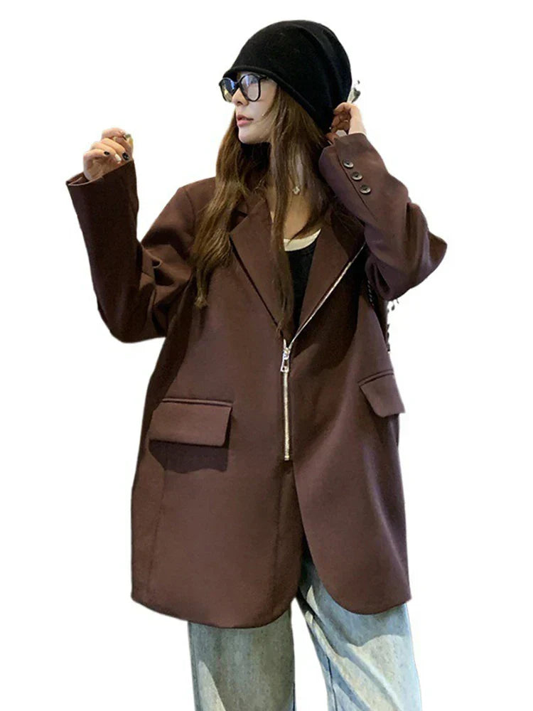 Damjacka Modern Design Högkvalitativ Polyester för Dam-5