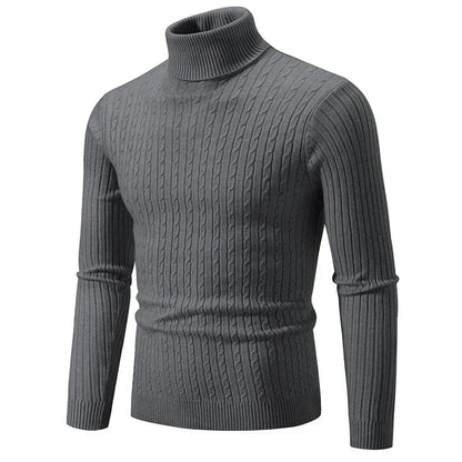 Variant image for Stickad Dam Tröja Turtleneck Mjuk Tygblandning-13