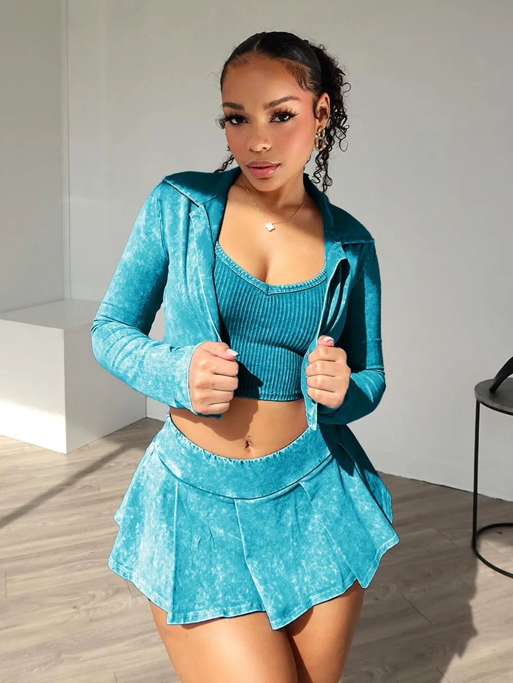 Variant image for Dam Pullover Set Långärmad 100% Bomull-12