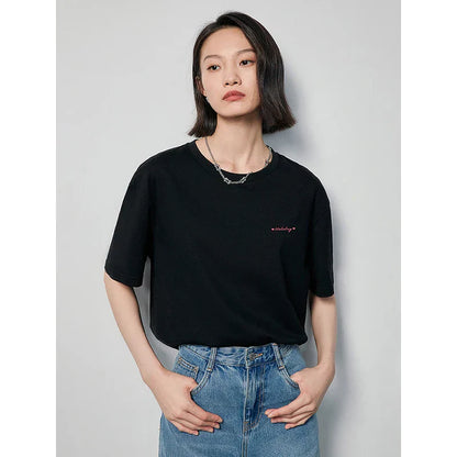 Dam T Shirtklänning med Tryck i Mjuk Bomull-2