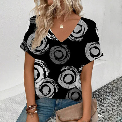 Variant image for Dam Kortärmad Blus Lättviktig 100% Bomull-15