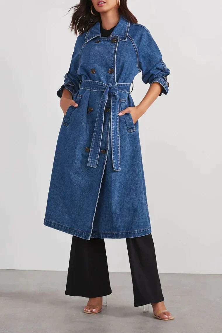 Höstjacka Herr i Vattentåligt Denim med Modern Design – Komfortabel och Stilig Jacka för Utomhusäventyr 2