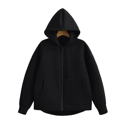 Variant image for Hoodie Dam Oversized Mjuk Fleece med Dubbelväska-9