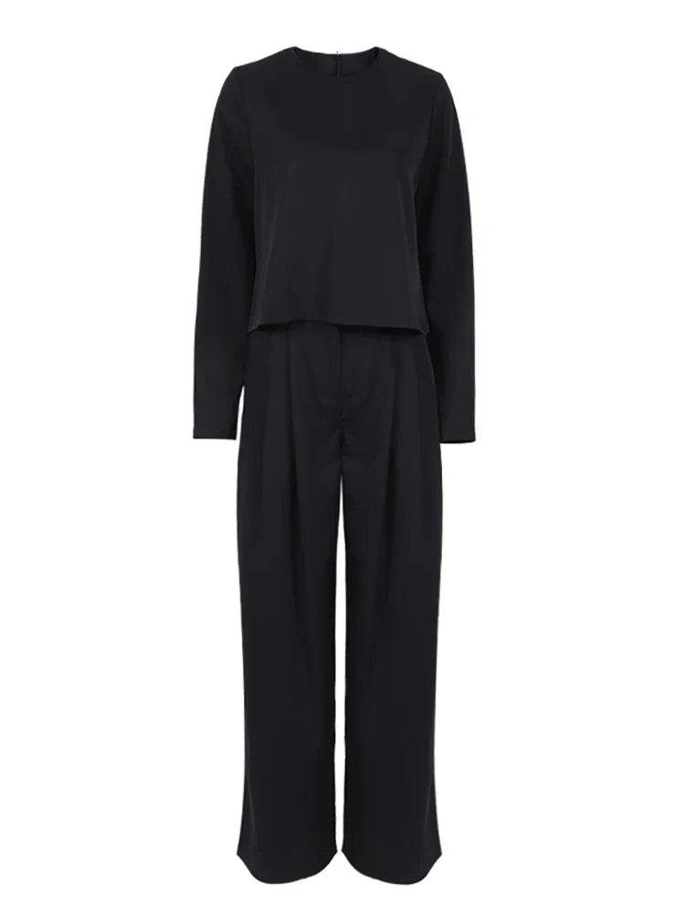 Variant image for Dam Byxor Set Monokrom Polyester Spandex-4