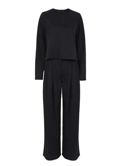 Variant image for Dam Byxor Set Monokrom Polyester Spandex-4