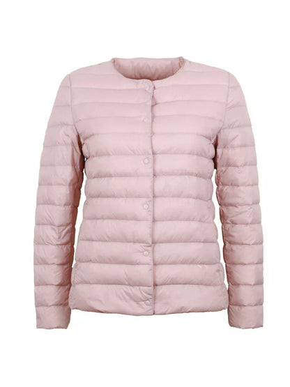 Variant image for Dam Lång Vinterjacka Lätt Polyester för Kalla Väderförhållanden-13