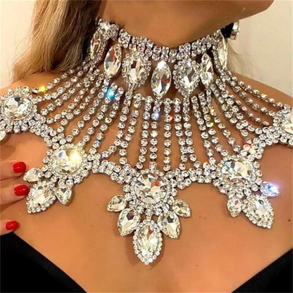 Flickors Choker Halsband Koppar med Strassdetaljer 13
