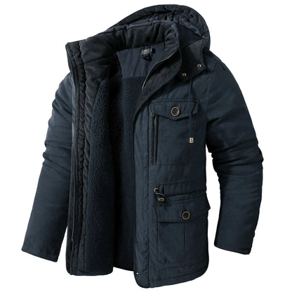 Variant image for Dam Vinterparka Militärstil Sherpa Foder-41