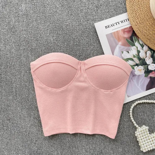 Variant image for Festtoppar Dam Bustier Kort Akryl med Blomma-7