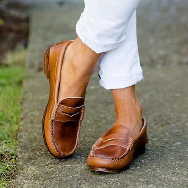 Variant image for Dam Skor Ortopediska Slip-On Läder Ergonomisk Design-1
