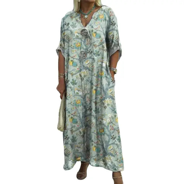 Variant image for Kvinnors Trendig Klänning Lätt Polyester-9