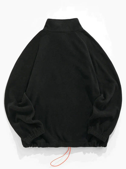 Herr Tröja Retro Fleece Mjuk Andningsbar Komfort-4