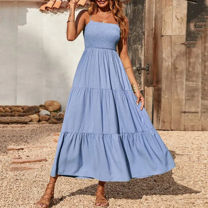 Kvinnors Klänning Elegant Högkvalitativt Tyg-2