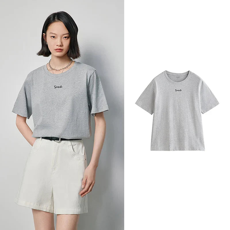 Variant image for Dam T-shirt Överdimensionerad Mjuk Bomull-6