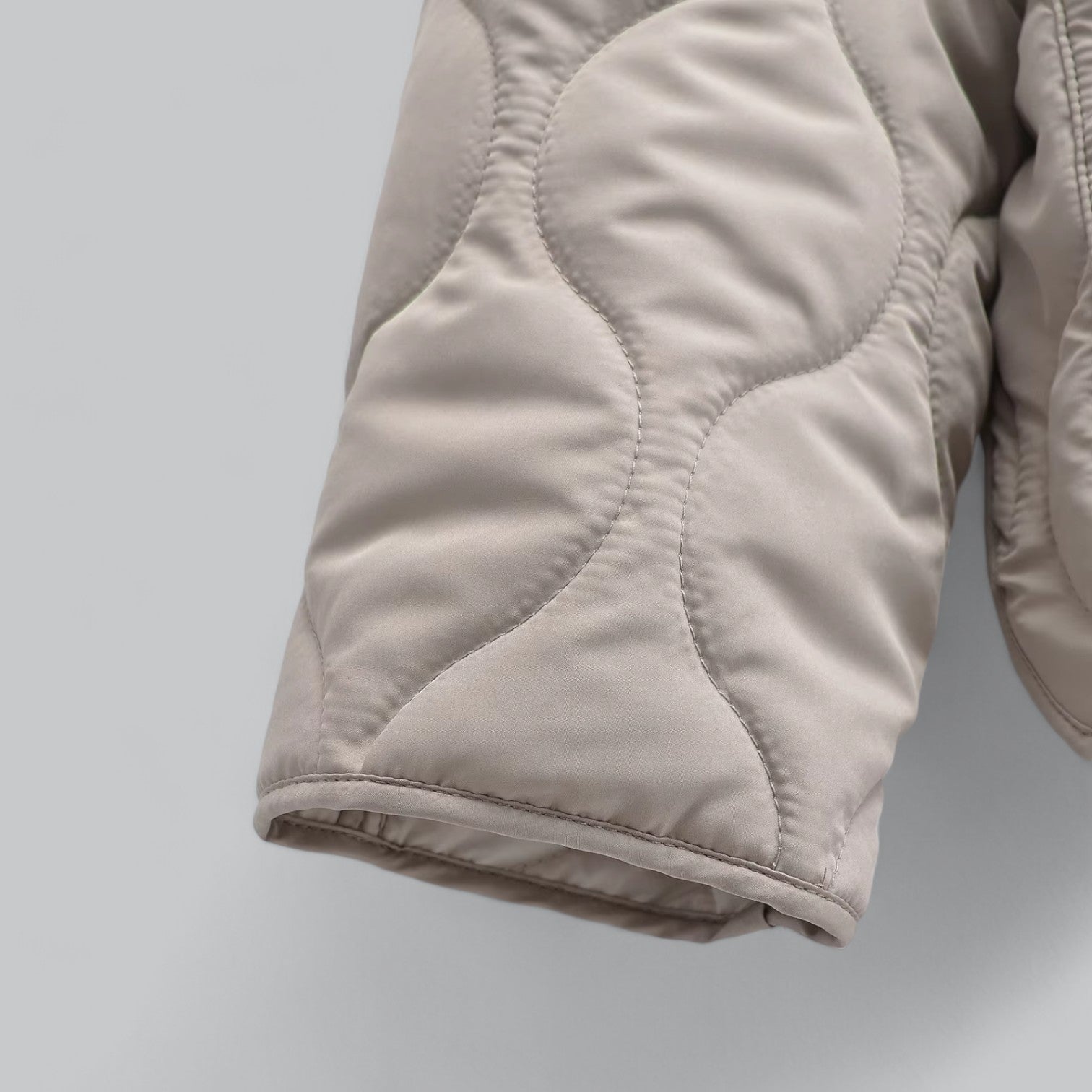 Dam Kappa Med Rund Halsringning Blixtlås Bomull Polyester 4