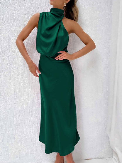 Variant image for Dam Maxiklänning A-Line Syntetfiber Med Öppna Axelband-2