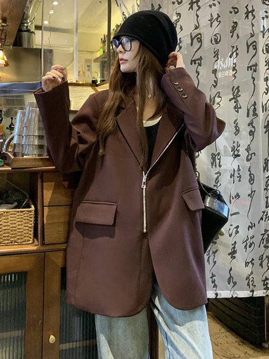 Damjacka Modern Design Högkvalitativ Polyester för Dam-1