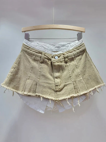 Dam Sommarnattrock A-linje Patchwork Polyester-6