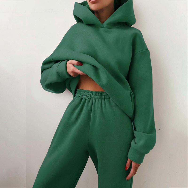 Variant image for Dam Jogging Set Avslappnad Polyester och Bomull-49
