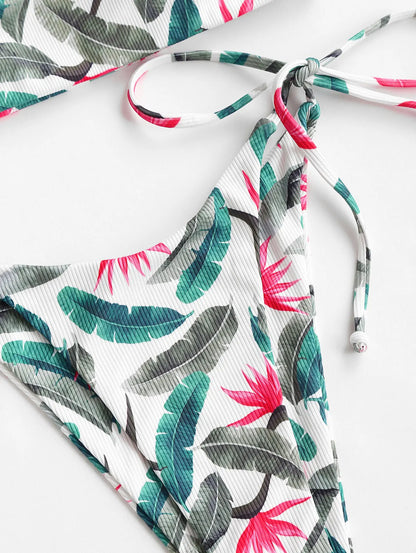 Fina Dam Klänningar Hög Midja Bladtryck Spets Polyester-5