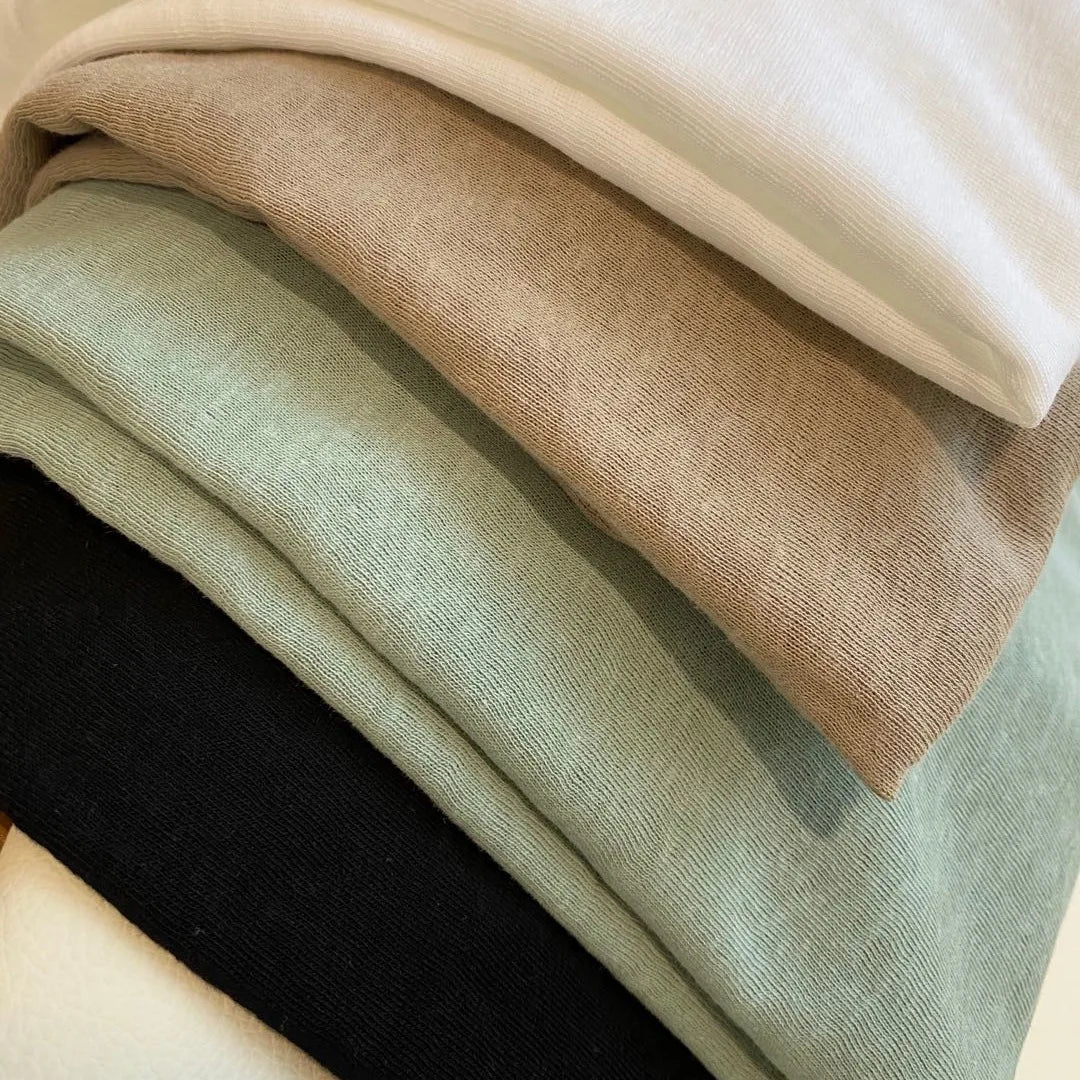 Kvinnors T-Shirt Cirkulär Halsringning Bomull-4