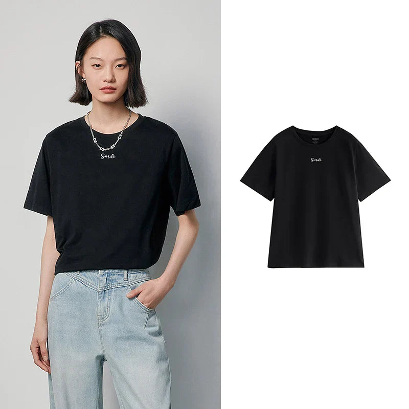 Variant image for Dam T-shirt Överdimensionerad Mjuk Bomull-11