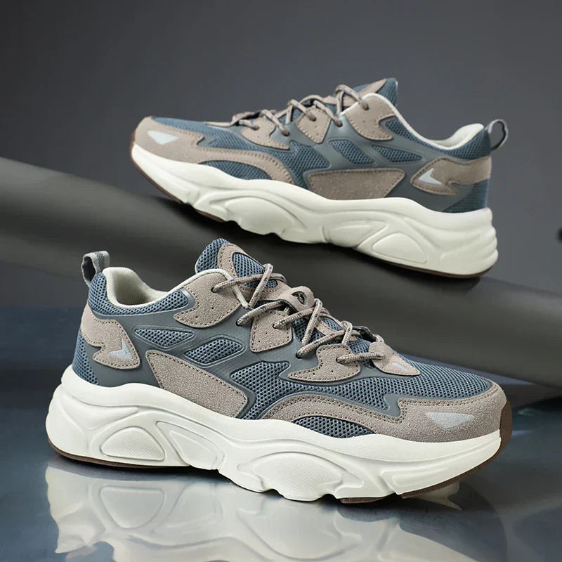 Herr Sneakers Sportiga Tjock Sula Textil Syntet-2
