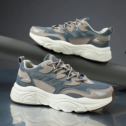 Herr Sneakers Sportiga Tjock Sula Textil Syntet-2