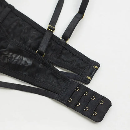 Dam BH Blommig 3/4 Kopp Bomull Spandex-4