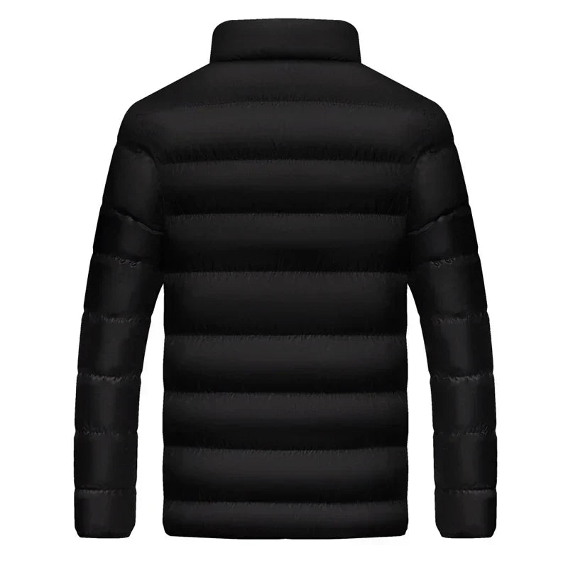 Termisk Damjacka i Polyester med Fickor – Modern och Isolerande Jacka för Kalla Dagar, Perfekt för Vardagsbruk 2