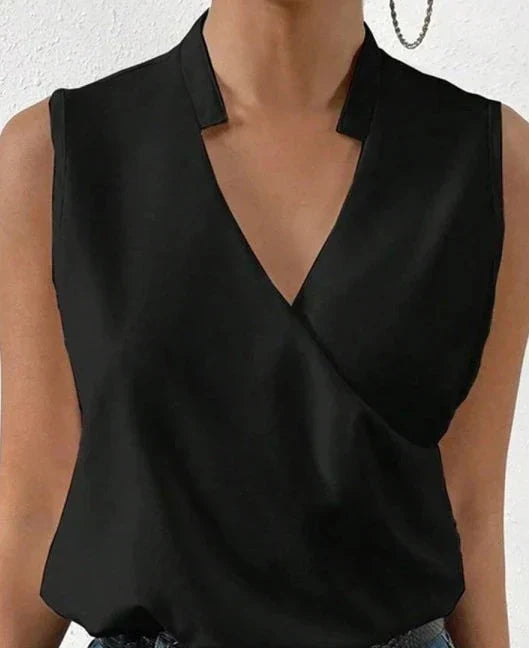 Variant image for Ärmlös Topp Dam Klassisk Stil Lätt Polyester-11