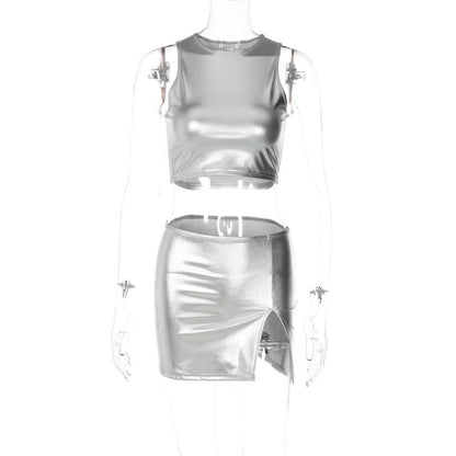 Dam Klänning Axelfri O-hals Spandex Polyester 5