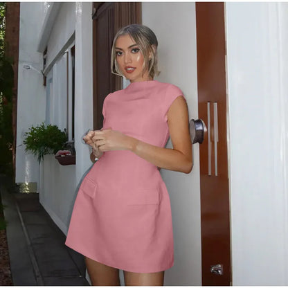 Variant image for Dam Klänning Mini Figurformad Polyester för Fina Dam Klänningar-50