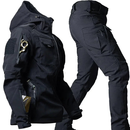 Herr Vattentät Termisk Kostym med Flera Fickor Polyester 7