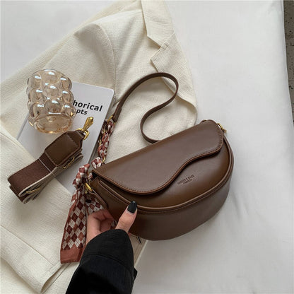 Damväska i Syntetläder med Avtagbar Rem – Vintage Design, Flera Förvaringsfack, Elegant Axelväska för Kvällsevenemang 9