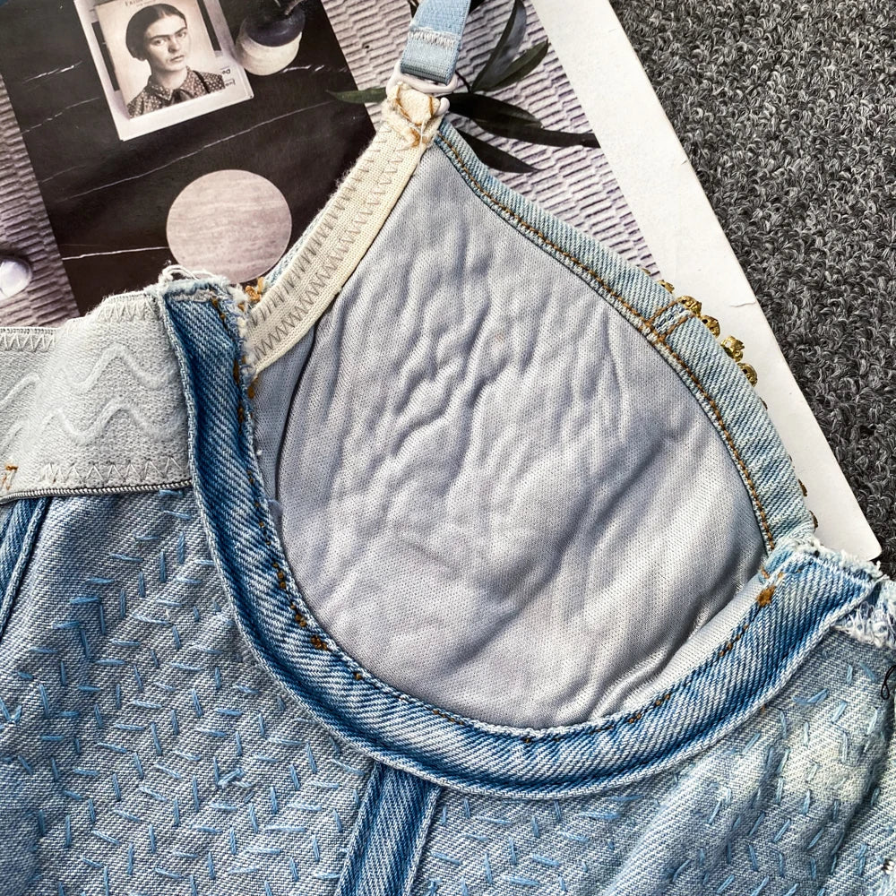 Dam Bustier Elegant Ull Polyester-6