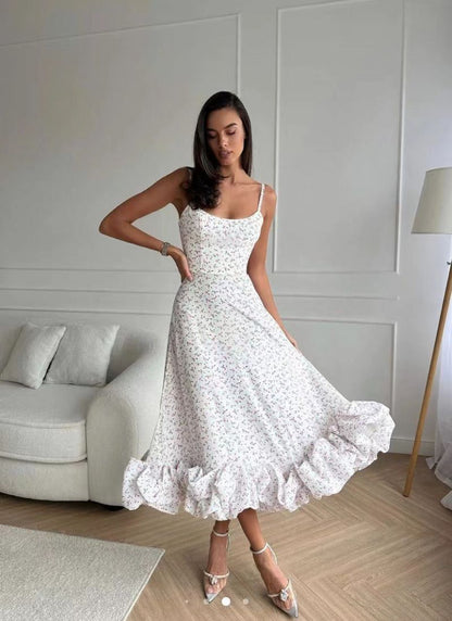 Dam Aftonklänning Chic Polyester Elegant Figurvänlig Design-6