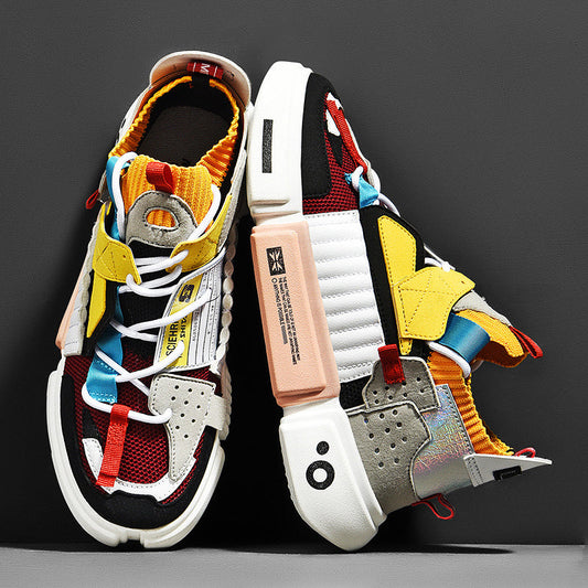 Kvinnors Sneakers Sportiga Urban Skor Hållbara Material-1