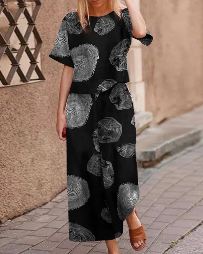 Variant image for Kvinnors Tvådelad Uppställning Fladdertop Lätt Material-55