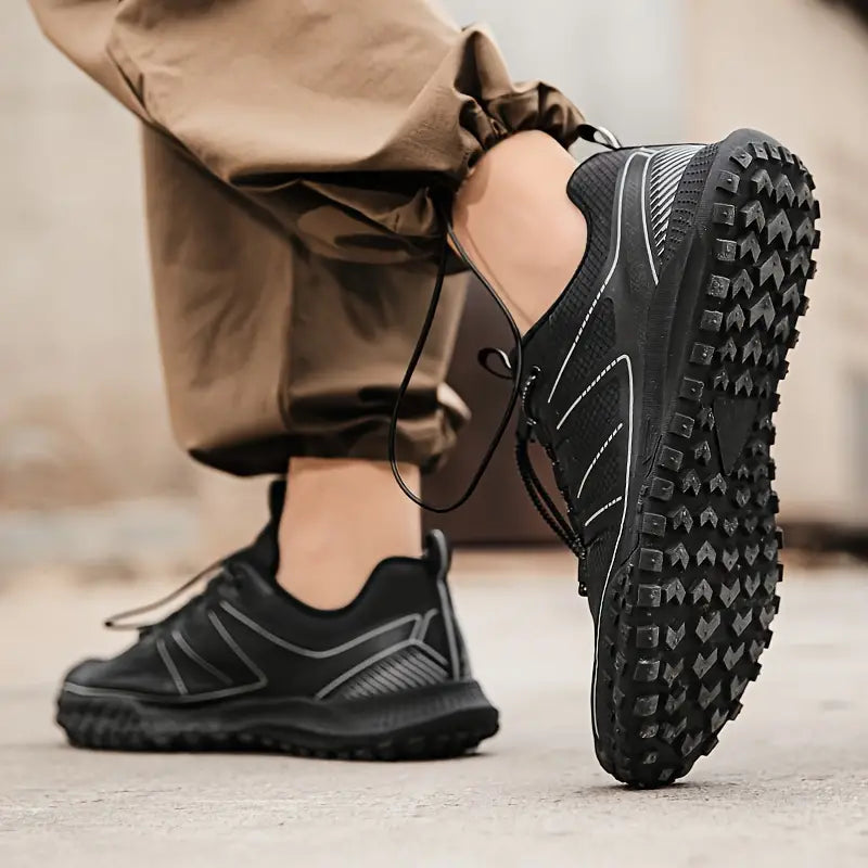 Herr Bergskor Vattentät Läder för Utomhusaktiviteter-2