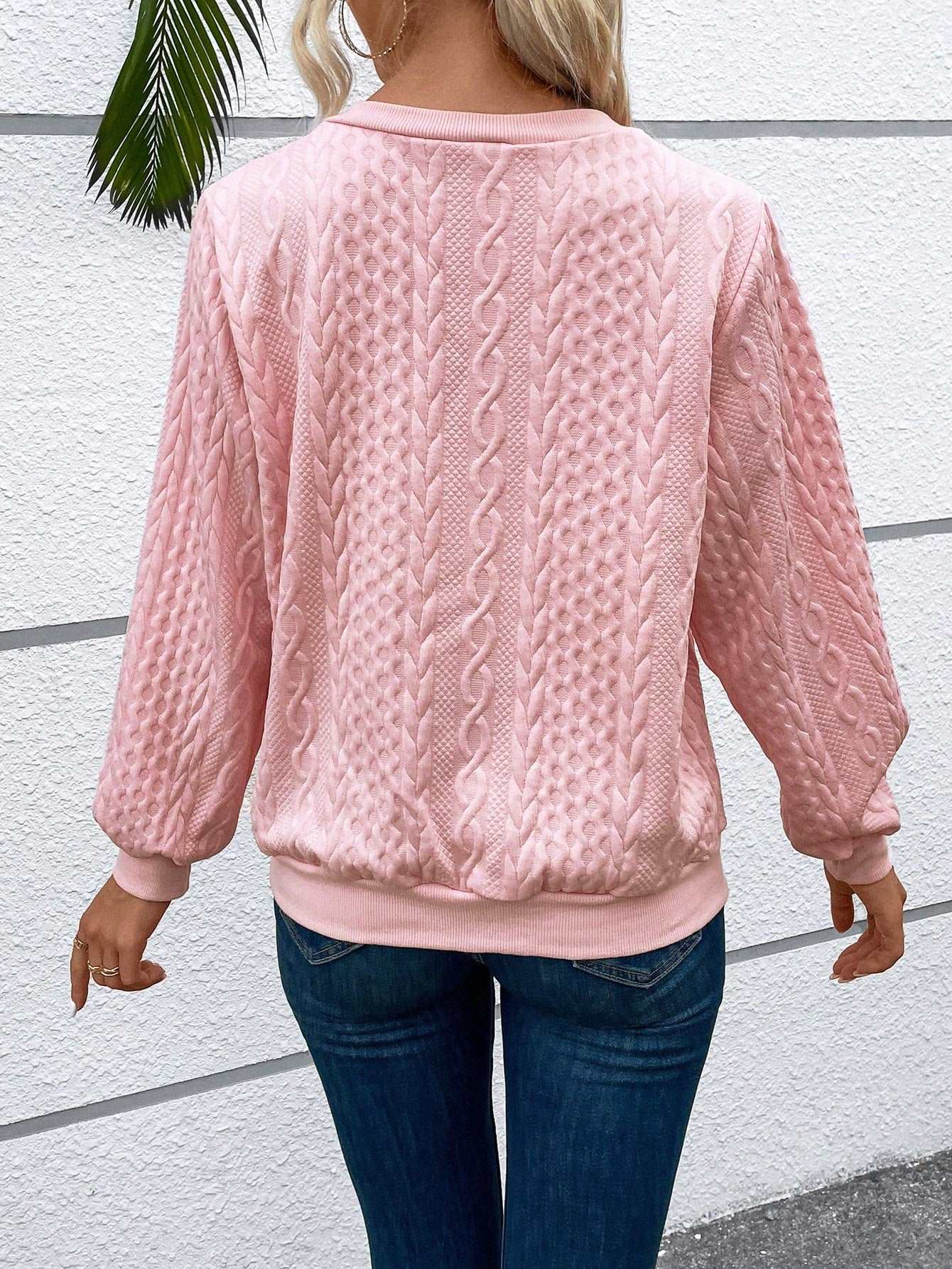 Dam Tröja med Dragkedja Modern Design Mjuk Andningsbar Tyg-4