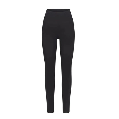 Dam Leggings Hög Midja Sömlösa Scrunch Design Återvunnen Material-4