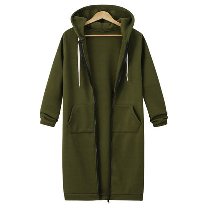 Variant image for Damjacka Lång Huva Högkvalitativt Material Elegant Jacka för Dam-41