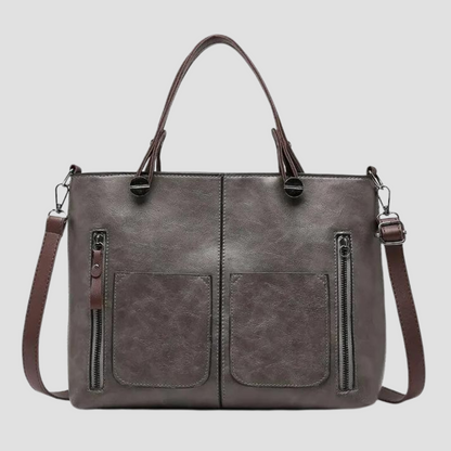 Variant image for Dam Axelväska Vintage Läder Axelremsväska Skinn-3