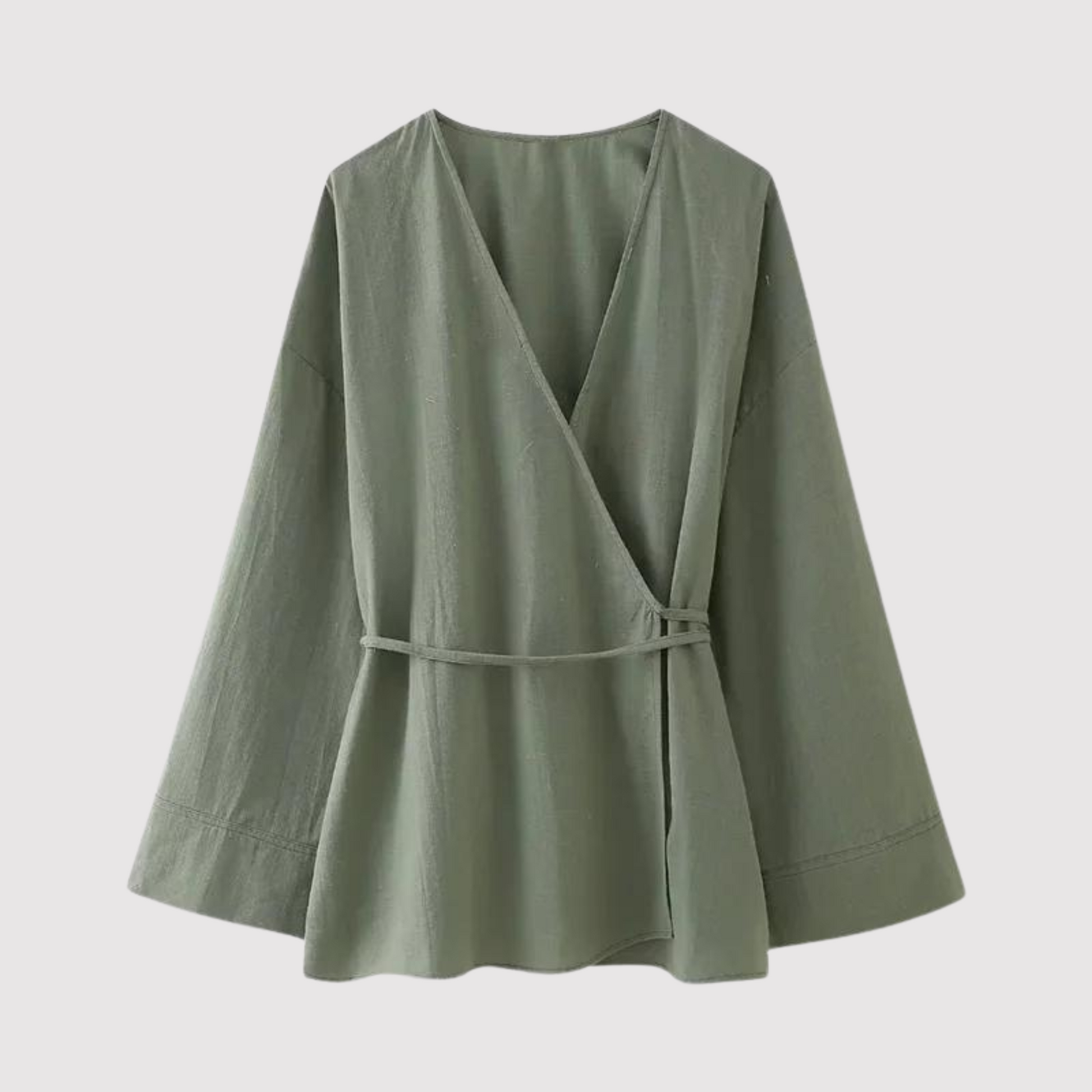 Variant image for Kvinnors Skjorta Avslappnad Bomull-1