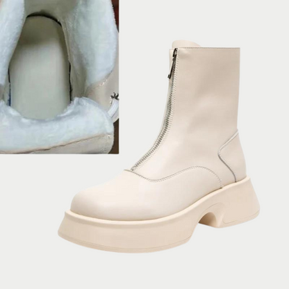 Kvinnliga Midikängor Minimalistisk Tvåskiktat Kohud-3