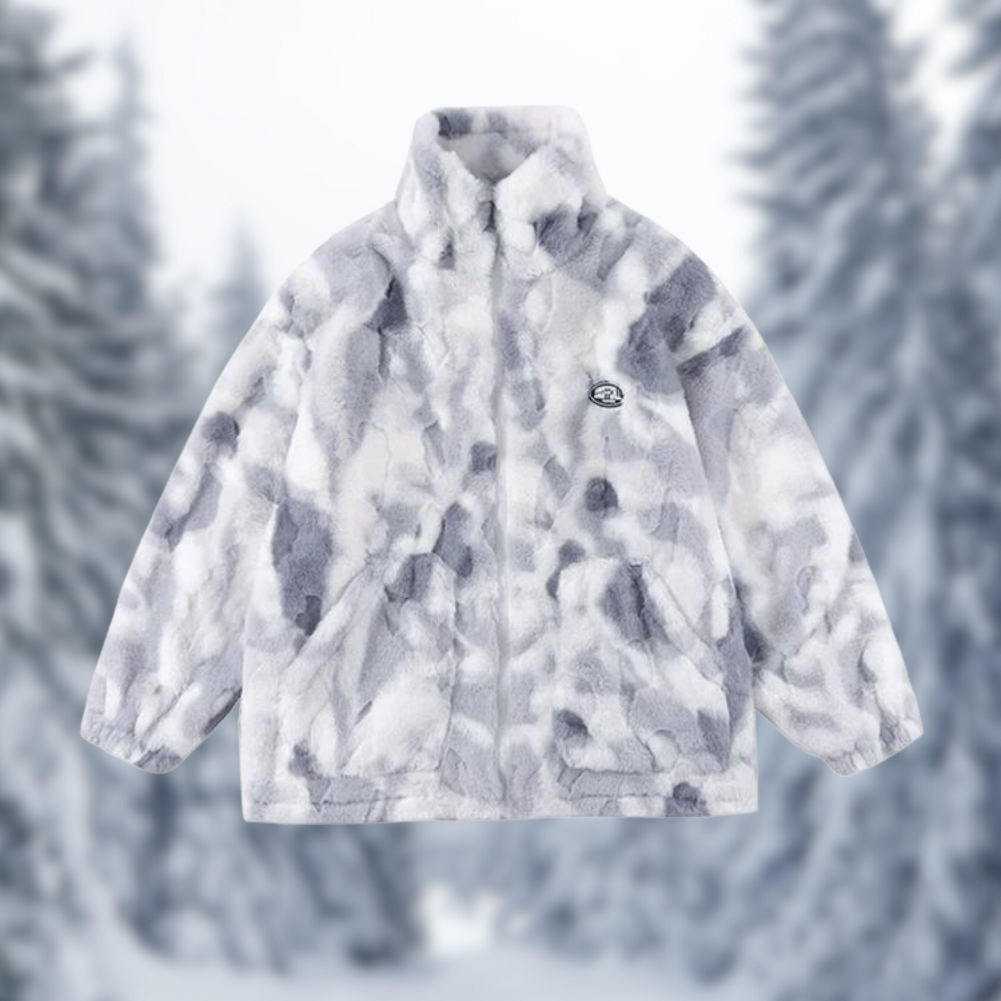 Damjacka Vattentålig Tie Dye Modern Jacka för Dam 2
