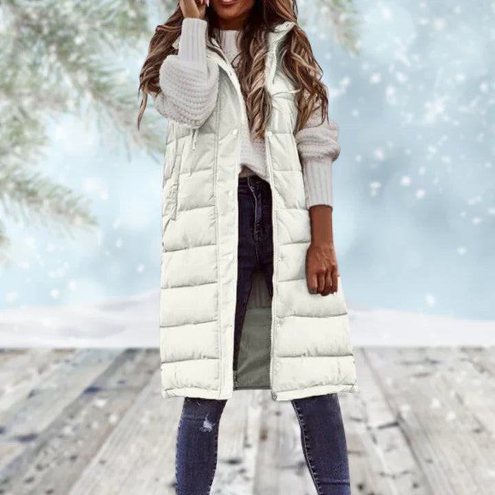 Variant image for Lång Väst Dam Stilren Ullmix för Höst och Vinter-41