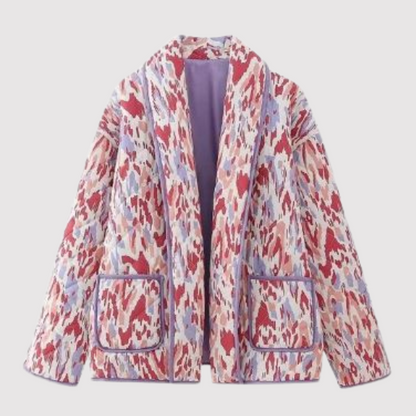 Damjacka Quiltad Lång Ärmar Polyester Normal Passform-4