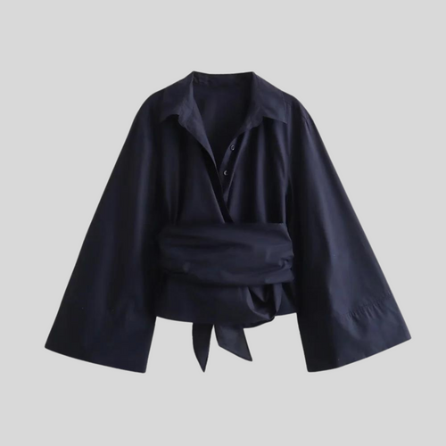 Dam Topp Festtoppar Elegant Mjuk Polyester-1